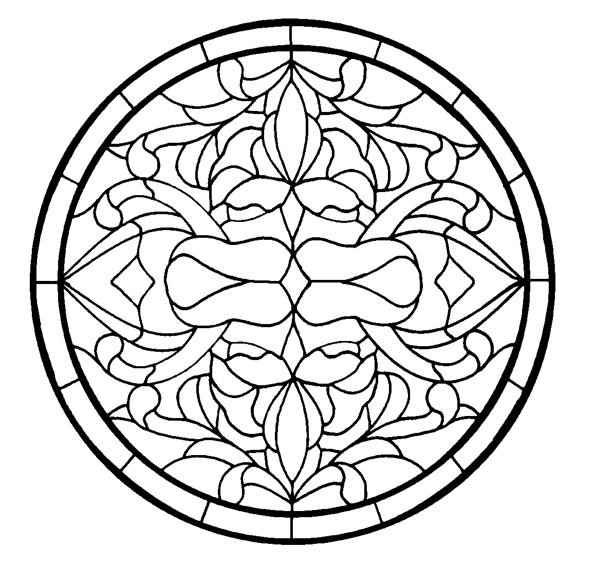 Free Printable Stained Glass Patterns