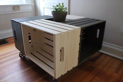 20 DIY Wooden Crate Coffee Tables | Guide Patterns