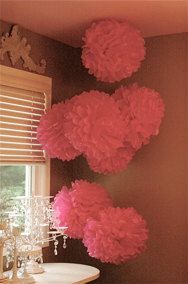 tissue paper pom pom flowers tissue paper pom pom flowers