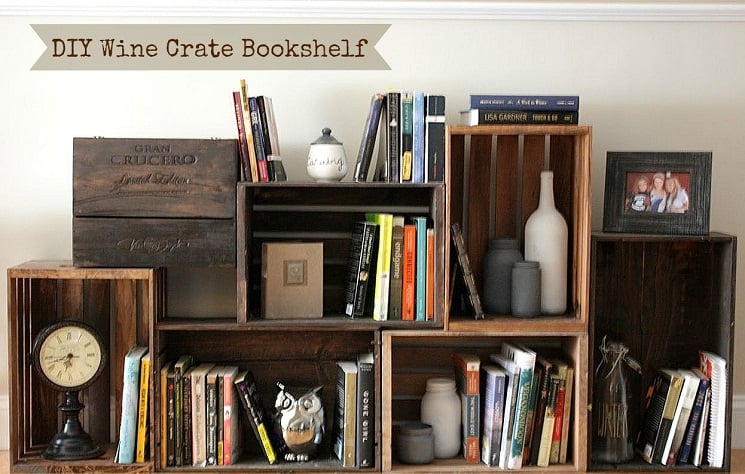 Diy Milk Crate Shelves All About Diy Ideas