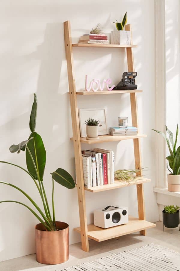 ladder bookshelf plans bookcase diy shelf furniture madera