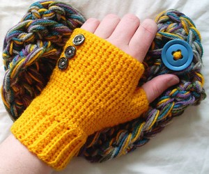 Crochet Fingerless Glove Pattern