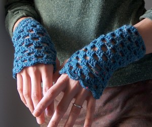 Crochet Fingerless Gloves Free Pattern