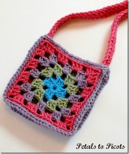 Crochet Granny Square Purse Pattern