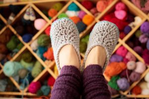 Crochet House Slippers Pattern