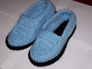 Crochet Moccasin Slippers Pattern