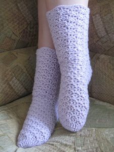 Crochet Tube Socks Pattern