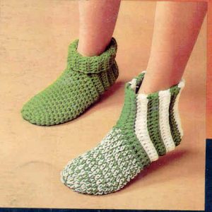 Easy Crochet Slipper Socks Pattern