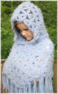 Hooded Poncho Crochet Pattern