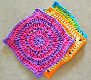 Simple Crochet Dishcloth Pattern