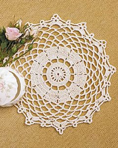 Simple Crochet Doily Pattern Tutorial