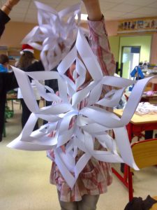 3D Paper Snowflake Template