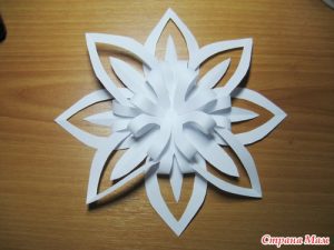 3D Paper Snowflake Step by Step