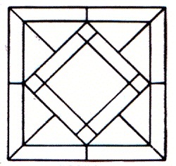 Geometric Stained Glass Pattern