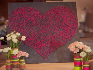 Heart String Art