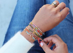 Indian Seed Bead Bracelet