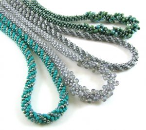 Kumihimo Bead Necklaces