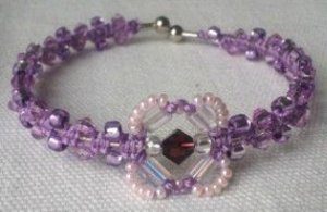 Macrame Bracelet Pattern with Beads