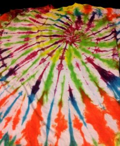 Rainbow Tie Dye Shirt Pattern