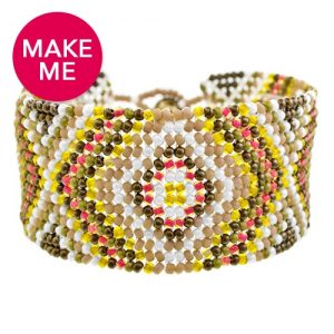 Seed Bead Cuff Bracelet