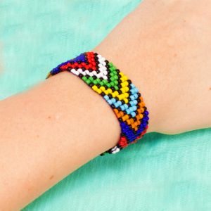 Seed Bead Loom Bracelet