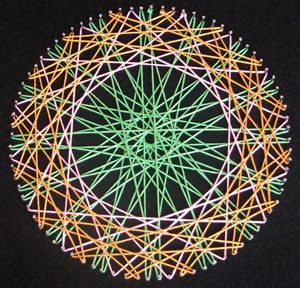 Simple String Art Circle