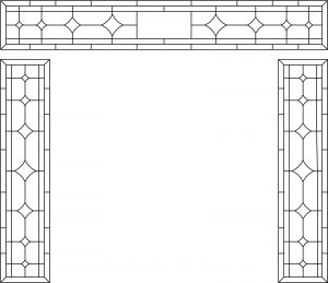 Stained Glass Transom Pattern