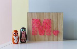 String Art Letter Pattern