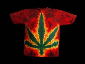 Tie Dye Weed Shirt