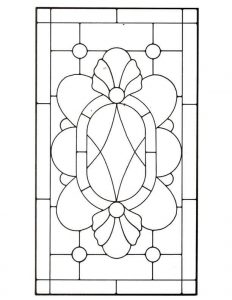 Victorian Stained Glass Pattern