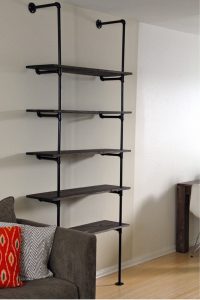 DIY Pipe Bookshelf