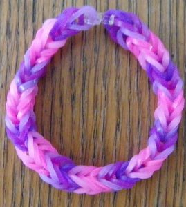 Fishtail Bracelet with Rubber Bands