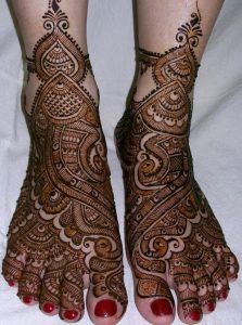 Foot Mehndi Design