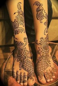 Henna Design for Feet