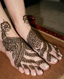 Henna Feet Design
