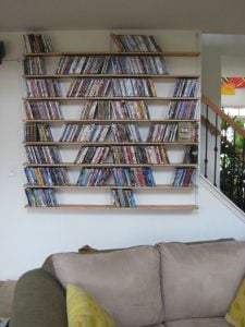 Wall Bookshelf Plan