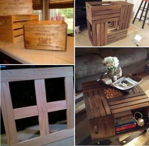 DIY Crate Coffee Table