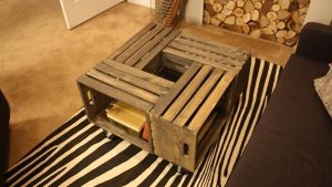 Rustic Crate Coffee Table