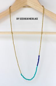 Single Strand Seed Bead Necklace