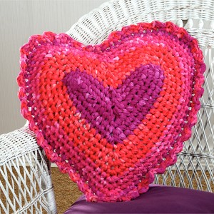 Crochet Heart Pillow Pattern