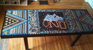 Beer Cap Beer Pong Table