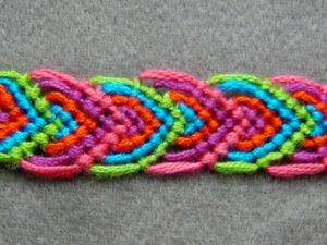 Crochet friendship bracelet