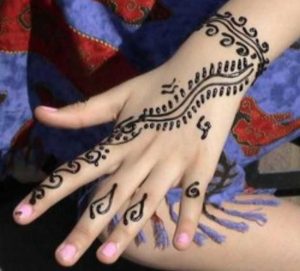Easy Henna Design for Kids