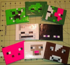 Minecraft Duct Tape Wallet