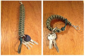 Paracord Keychain Picture