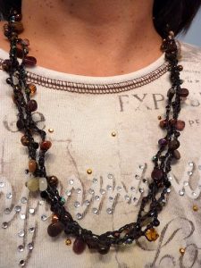 Crochet Beaded Necklace