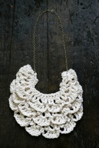 Crochet Bib Necklace