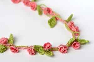 Crochet Flower Necklace