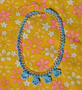 Crochet Flower Necklace Pattern