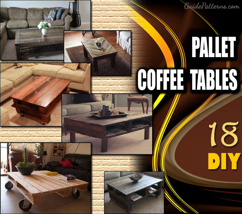 DIY Pallet Coffee Tables